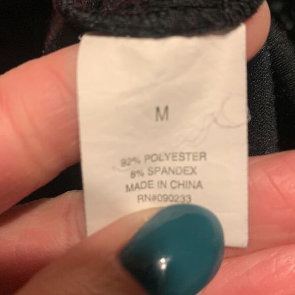 Kendall & Kylie blue velvet leggings - Picture 3 of 5